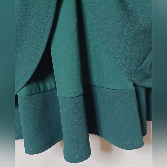 Crystal Doll Women's Green Flutter Sleeve Fit & Flare Mini Dress. S - Picture 13 of 13